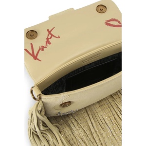 Kurt Geiger London чанта crossbody дамска от велур OXFORD (5842949219)