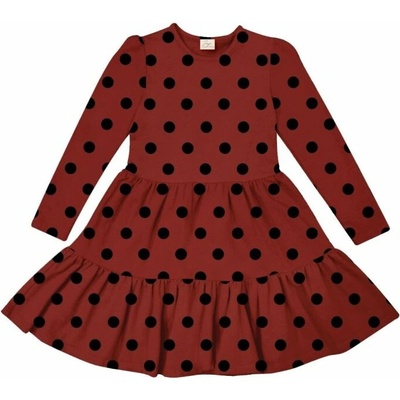 Japitex Romantic Dots Spice tehlová