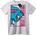 NOONEBRAND Тениска 2 Милиона Звяр Пантера - 7XL, White