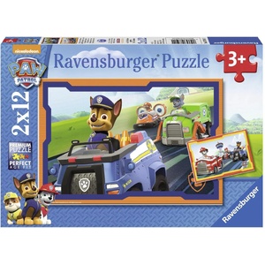 Ravensburger - Puzzle 2x12 Paw Patrol in action II - 40 - 99 piese