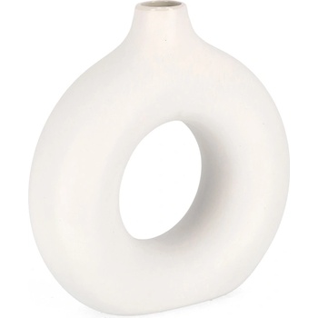 Bizzotto ДЕКОРАТИВНА ВАЗА odino 23cm БЯЛА (0500423)