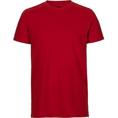 Neutral organické tričko v úzkém slim-fit střihu NE61001 Červená