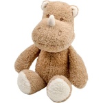 Nattou Плюшена играчка Nattou Teddy - Носорог, 30 cm, кафява (856058) - baby