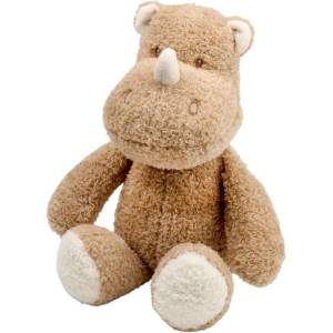 Nattou Плюшена играчка Nattou Teddy - Носорог, 30 cm, кафява (856058) - baby