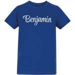AWD Детска тениска AWD Unisex Kids Cotton Short Sleeve T-Shirt - Royal Blue