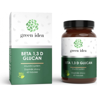 Green idea Beta 1,3 D glukán bylinný extrakt tobolky 60 kapsúl