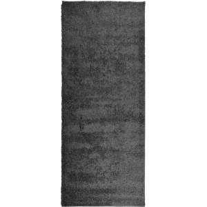  Шаги килим с дълъг косъм, модерен, антрацит, 80x200 см