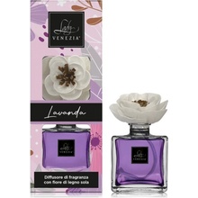 Lady Venezia Dream Lavanda Levandule aroma difuzér s květem 100 ml