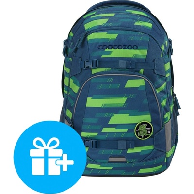 Coocazoo Mate Lime Stripe – Zboží Dáma