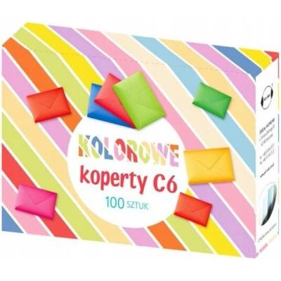 Obálky POL-MAK C6 vícebarevné 100 kusů