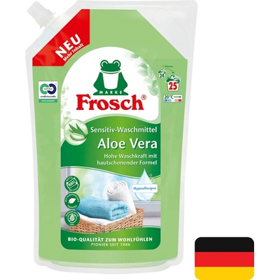 Frosch Aloe Vera Sensitive tekutý prací prostředek 24 PD