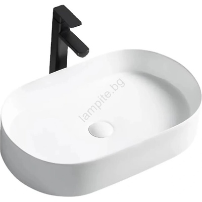 Rea REA-U1055 - Мивка за плот NADIA 38, 5x61 cm керамика/бял гланц (RE0068)