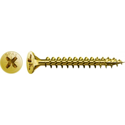 Spax Uni vrut zápust.hlava PZ/Z2 4CUT a plným závitem Yellox 35 x 16 mm 300 ks