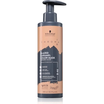 Schwarzkopf Chroma ID Color Mask Интензивна възстановяваща цветна маска За коса цвят 8-46 Glazed Caramel 300ml
