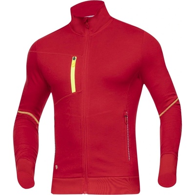 Ardon mikina CITYCONIC na zip H6683 červená