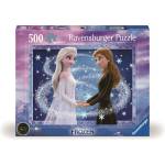 Ravensburger - Puzzle Disney Frozen: The Sisters Anna and Elsa - 500 piese