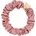 By Eloise London Silk Scrunchie Gold Heart Ластик за коса за жени цвят Champagne Pink
