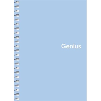 Shkolyaryk Špirálový zošit štvorčekový A6 PP obal Genius Pastel