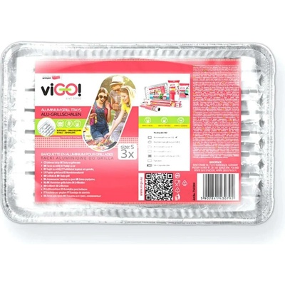 Vigo grilovací tácky malé 3KS 28X22CM – Zboží Dáma