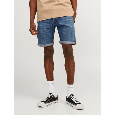 Jack and Jones Къси панталони Jack and Jones Men's Chris Short Denim Shorts - Blue Denim