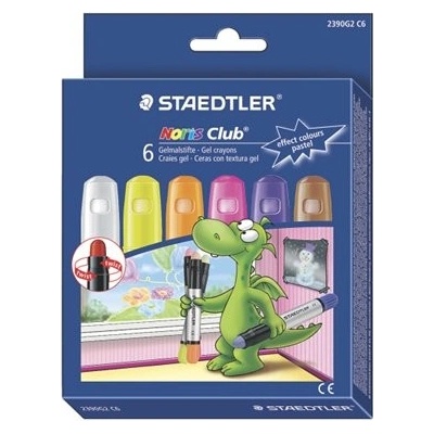 STAEDTLER Voskovky gélové Noris Club 6 pastelových farieb