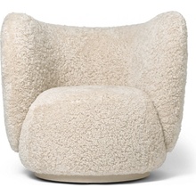 ferm Living Rico Sheepskin moonlight prírodné