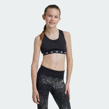 adidas Techfit Power React dievčenská podprsenka čierna