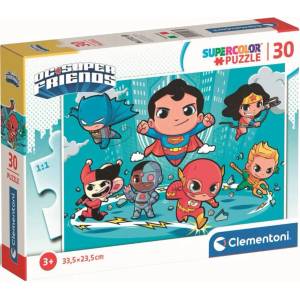 Clementoni Детски пъзел Clementoni от 30 части - DC Comics: Super Friends (20277) - ozone