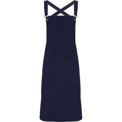 Premier Workwear Zástěra se zkříženými zády pro baristy PR129 Navy Pantone 2766 72x86cm