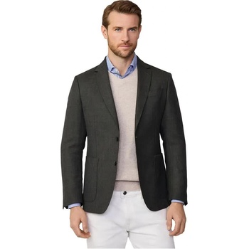 HACKETT Сако Hackett Semi Plain Texture blazer - Green (Dark Green)