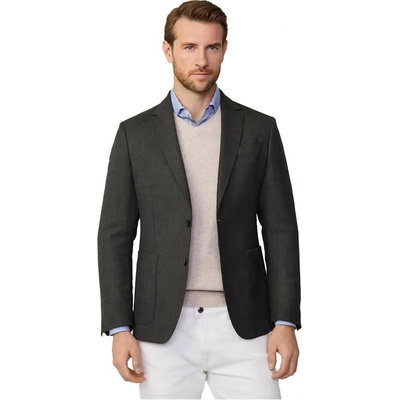 HACKETT Сако Hackett Semi Plain Texture blazer - Green (Dark Green)