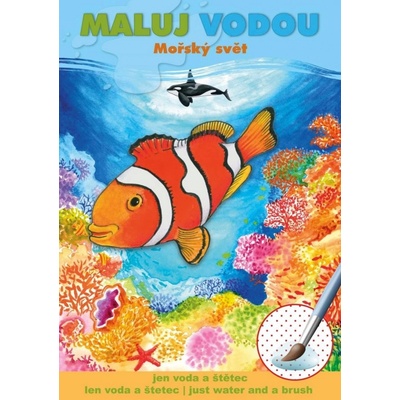 Morský svet Maľuj vodou A5