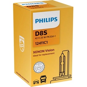 Philips Крушка, фар за дълги светлини PHILIPS D8S, 42V, 25W, 4500K, 2000lm, 1 бр