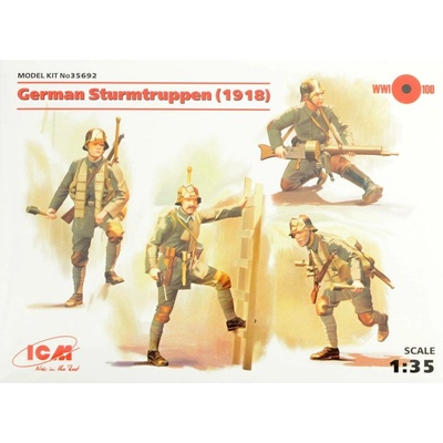 ICM German Sturmtruppen 1918 4 fig. 1:35