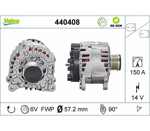 Alternátor VALEO 440408