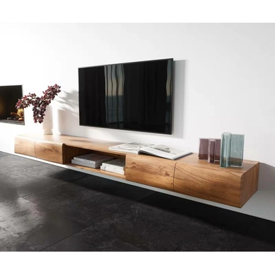 Delife New Live Edge 200 cm 4 dvířka závěsný