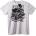 NOONEBRAND Американски Чопър Скъл Т-Шърт - 2XL, White