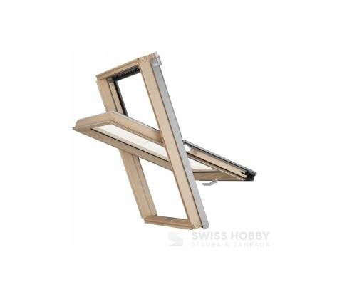 RoofLITE+ SOLID PINE 78 x 118 cm