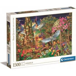 Clementoni Пъзел Clementoni от 1500 части - Градината на горските фантазии (31707)