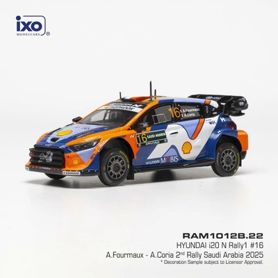 Hyundai i20 N Rally1 Rally Saudi Arabia 2025 16 Fourmaux CoriaIXO 1:43