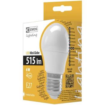 Emos LED žárovka Mini Globe 6W E27 Neutrální bílá