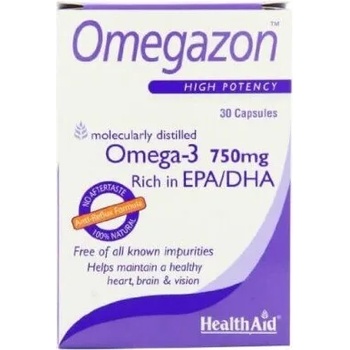 HEALTHAID Хранителна добавка Омега 3 750мг, Health Aid Omegazon 750mg 30caps