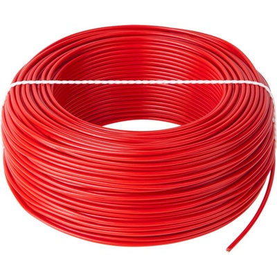 Elektrokabel Inštalačné lanko H05 V-K 1×1 mm červené L-KAB0860 100 m