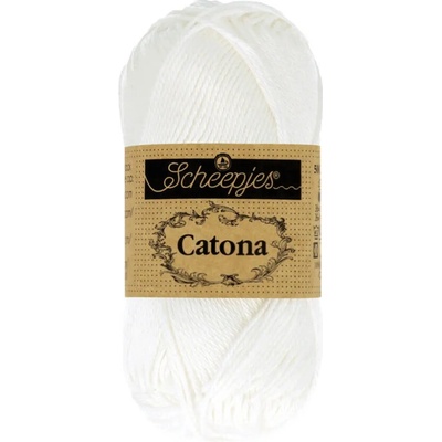 Scheepjes Catona Farba: 106 Snow white