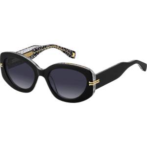 Marc Jacobs Слънчеви очила Marc Jacobs Women's Round Sunglasses - Black White Слънчеви очила