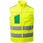 PAYPER task fluo 001491-0379 / Изолирана жилетка със светлоотразителни ленти - hv жълто/желирано зелено m (001491037901020m)