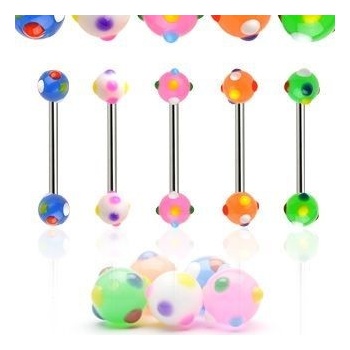 Šperky4U piercing do jazyka PJ01008-W