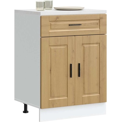 vidaXL Кухненски шкаф Porto, дъб артизан, инженерно дърво (853976)