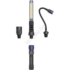 Viking Viking - Регулируем акумулаторен LED фенер 3 в 1, 5V, IPX4, 380 lm, 2200 mAh (BP0009)