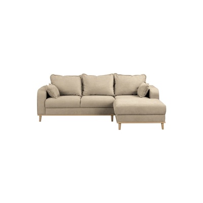 ROPEZ Бежов ъглов диван (десен ъгъл) Beata - Ropez (Beata Prawa tk. Enjoy 1 nogi natura)